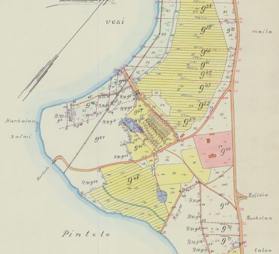 H61a11-8 Harhala; 0,3049 No 9 Pajulahti, RNo 932-73, lohkominen (1929-1929) Tiedosto 1 copy